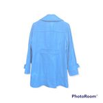 Anne Klein White Angora Wool Peacoat Double Breasted Jacket Size Large (40) Photo 1