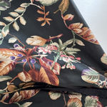 Lavon Vintage Y2K  Silk Floral Bomber Jacket Women's Size PM Med Zip Front Retro Photo 4