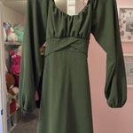 Altar'd State  Long Sleeve Dress Green Photo 0
