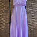 Size S//vintage 70s Purple Maxi dress with Victoria Style Lace Overlay Photo 1