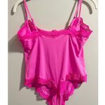 SKIMS Fits Everybody Lace Cami Bodysuit in Neon Orchid - Pink Size L Photo 3