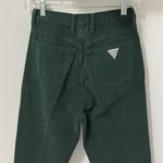 Guess by Marciano Vintage Guess Georges Marciano Green Twill Mom Jeans Photo 4