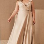 BHLDN Tansy Satin Charmeuse Maxi Dress Photo 4
