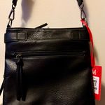 Montana West Black Crossbody Bag w/ Colorful Woven Strap • NWT Photo 2