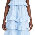 Tach Filippa Tiered Linen Dress Black Medium Photo 9