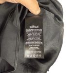 Wilfred by Aritzia Elixir Satin Mini Skirt in Black Size 00 Photo 6