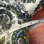 Magaschoni 100% Linen Paisley Print Women's Blazer Photo 8