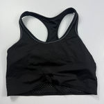 PINK - Victoria's Secret  Ultimate Sports Bra Racerback Tie Front Black M‎ Photo 0