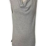 Kinross Cashmere sleeveless sweater/vest, womens gray asymmetrical hem knit Size M Photo 0