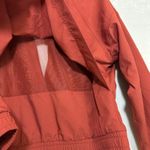 Old Navy XS Cropped Bomber Jacket Vented Rust Red Stretchy Streetwear Athleisure Photo 8