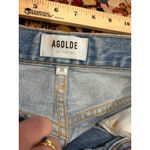 AGOLDE  90s Mid Rise Loose Fit Distressed Jeans Light Wash Size 22 Photo 3