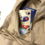 Champion ‎ Unisex Beige Pullover Hoodie xs Embroidered Logo Kangaroo Pocket Photo 9