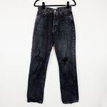 Agolde Denim Women's 90s Pinch Waist High Waisted Straight Leg Jeans Howl Wash  Photo 0