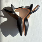 Antonio Melani  Kacy Slingback Leather Pumps size 9M leather heels black Photo 12