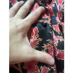 Victoria's Secret  Gold Label Vintage Sz L Floral Satin Nightshirt Gown‎ Shirt Photo 3