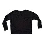 Victoria's Secret Victoria’s Secret size medium black crew neck sweatshirt pullover logo shiny Photo 4