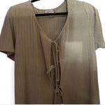 Coco & Shay Tan Short Sleeve Top Size XXL Photo 1