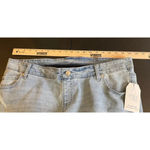 Time & Tru Women's XL Maternity Boyfriend Jeans Distressed Light Wash Preppy NEW Photo 2