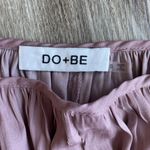 DO+BE  Womens S Mauve‎ Dolman Sleeve Long Sleeve Round Neck Oversized Blouse Photo 3