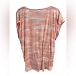 Lucky Brand Lucky‎ Brand Pink Camo Tie-Front T Shirt- Size XLarge Photo 1