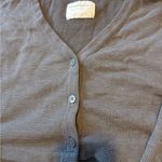 Aeropostale Grey Cropped Long Sleeve Photo 1