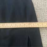 Talbots Vintage Petites Skirt 6 Black 100% Wool Pleated Lined Office Classic USA Photo 2