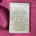 Sigrid Olsen  Beaded Button Front Cardigan Size Large Salmon Pink Photo 3