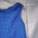 Nine West sleeveless blue square neck dress Photo 2