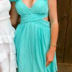 Hazel and Olive Blue Ruffle Mini Dress Photo 2