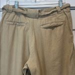 Old Navy  women’s 100% linen Khaki wide leg Chinos size 10. Photo 5