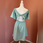 ASOS Aqua coquette fit and flare babydoll mini dress with bow and open back 6 Photo 1