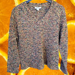 Dress Barn Multicolor V Neck Crew Sweater Size 14/16 Photo 0