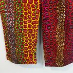 NWT Ohema Ohene Dee Print Clash High Waisted Trousers Colorful Animal Size US 4 Pink Photo 13