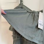 NWT Francesca’s Collection Blue Rain Size XXS Deep Green Jumpsuit Soft Wide Leg Photo 4