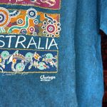 Dreamtime Australia Marble Graphic Tee Blue Size L Photo 3