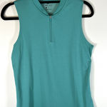 Nike Dri-Fit Women's Blade Sleeveless Golf Top Size Medium Teal Blue Athletic Photo 0