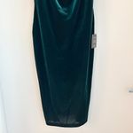 Lulus Lulu’s Jazzy Belle Dark Green Velvet Bodycon Midi Dress Size L NWT Photo 4