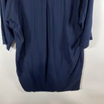 Whistles classic Tunic Pleat Front Pocket Short dress Dark Blue Collared Medium Photo 10