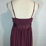 Mimi Maternity Plum/Burgundy Spaghetti Strap Formal Dress Size undefined Photo 6
