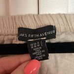 Saks 5th Avenue  100% linen blouse with crochet trim large Photo 2