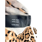 Boston Proper Beaded Neck Leopard Print Sweater Top Medium M Long Sleeve Casual Photo 3