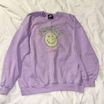 Lavender Graphic Sweatshirt Purple Size L Photo 1