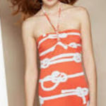J. McLaughlin  nautical rope halter bandeau maxi dress Photo 0