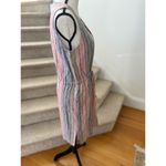 Drew  Anthropologie Pink & Blue Linen Blend Shift Dress Photo 2