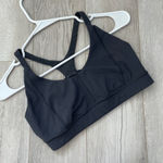 prAna Sports Bra strappy racerback womens Black (medium) workout yoga outdoor Photo 0