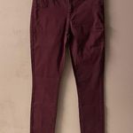 Charlotte Russe  Refuge Burgundy Low Rise Skinny Jeans Size 4 GUC Photo 8
