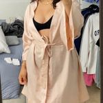 Amazon Blush Pink Silky Robe Photo 0