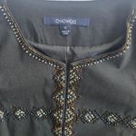 Chadwick's  Black Embellished Beads 3/4 Sleeve Lined Soft Blazer Size 12 Photo 12