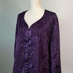Victoria's Secret VICTORIA SECRET | Vintage Purple Satin Sleep Top Sz S Photo 1