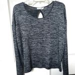 Rag and Bone  grey Mia long sleeve surplice back top Photo 2
